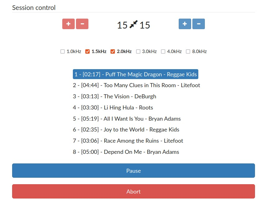 מסך בקרת פגישה